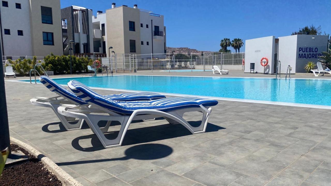 Sunny Luxury Apartment With Two Great Sunny - Level Terraces, Two Swimming Pools, In A New Complex Pueblo Majorero, Close To Fuerteventura Golf Club, Next To The Beach , Atlantico Shopping Mall And Casino In Caleta De Fuste Dış mekan fotoğraf